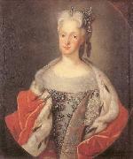 Louis de Silvestre Portrait of Maria Josepha of Austria oil painting